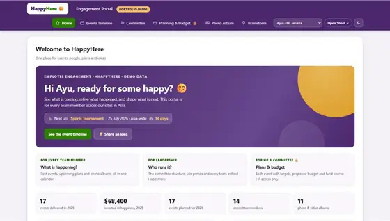 Employee Engagement Portal